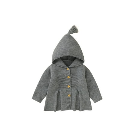Sunisery Newborn Infant Baby Girl Boy Knitted Coats Hooded Tassel Sweaters Autumn Winter Warm Clothes Outerwear Gray 3-6 Months
Sunisery Newborn Infant Baby Girl Boy Knitted Coats Hooded Tassel Sweaters Autumn Winter Warm Clothes Outerwear Gray 3-6 Months