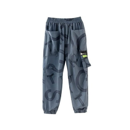 MIASHUI Boys Sweatpants Kids Casual Cargo Pants with Pockets Soft Ice Silk Trousers Blue 3-4 Years
MIASHUI Boys Sweatpants Kids Casual Cargo Pants with Pockets Soft Ice Silk Trousers Blue 3-4 Years