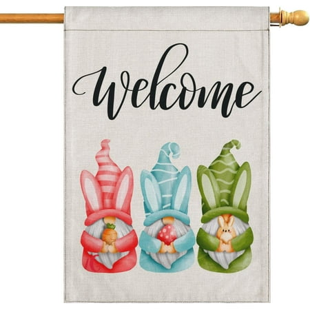 Large Happy Easter House Yard Flags For Outdoors 28 X 40 Double Sided Welcome Peeps Garden Flag Easter Cute Gnome Burlap Flag Spring Easter Garden Flag For Outside 28 X 40
Large Happy Easter House Yard Flags For Outdoors 28 X 40 Double Sided Welcome Peeps Garden Flag Easter Cute Gnome Burlap Flag Spring Easter Garden Flag For Outside 28 X 40