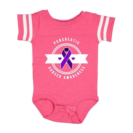 Inktastic Pancreatic Cancer Awareness with Purple Ribbon Banner and Hearts Gift Baby Boy or Baby Girl Bodysuit
Inktastic Pancreatic Cancer Awareness with Purple Ribbon Banner and Hearts Gift Baby Boy or Baby Girl Bodysuit