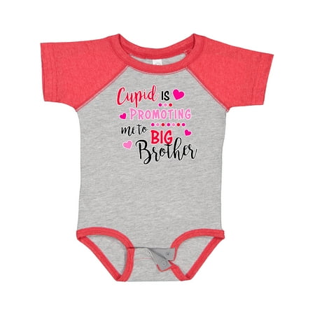 Inktastic Cupid is Promoting Me to Big Brother Gift Baby Boy Bodysuit