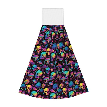 Jgfou colorful mushroom Skull Print Coral Fleece Microfiber Hanging Hand Towel Soft Premium Dishcloths Multi-Purpose Dust and Stain Removal Cleaning Supplies
Jgfou colorful mushroom Skull Print Coral Fleece Microfiber Hanging Hand Towel Soft Premium Dishcloths Multi-Purpose Dust and Stain Removal Cleaning Supplies