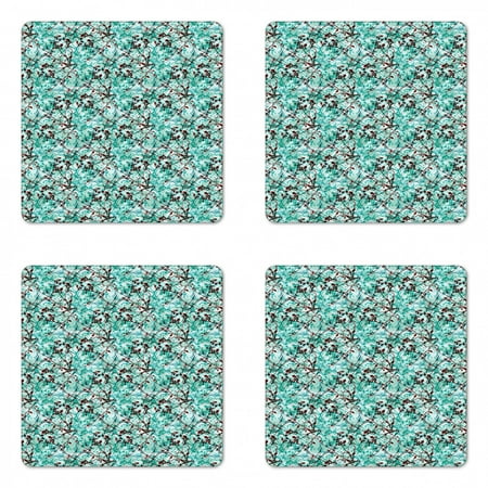 Botanical Coaster Set of 4 Abstract Nature Composition with Jumble Silhouettes of Tree Branches Square Hardboard Gloss Coasters Standard Size Multicolor by Ambesonne
Botanical Coaster Set of 4 Abstract Nature Composition with Jumble Silhouettes of Tree Branches Square Hardboard Gloss Coasters Standard Size Multicolor by Ambesonne