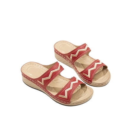 Rotosw Women Slippers Hollow Backless Open Toe Casual Striped Printed Shoes Lightweight 
Rotosw Women Slippers Hollow Backless Open Toe Casual Striped Printed Shoes Lightweight