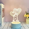 KLZO 3D night light double heart balloon 20 cm touch switch LED bedroom decoration table lamp 3 color change
KLZO 3D night light double heart balloon 20 cm touch switch LED bedroom decoration table lamp 3 color change