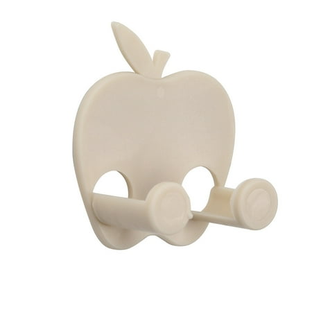 Yubnlvae Home Textile Storage 5pcs Creative Gluing Wall Power Cord Storage Rack Plug Finishing Rack Beige