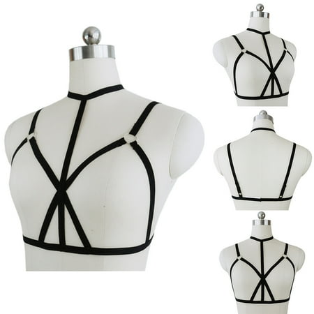 Liveday Women Harness Cage Bra Sexy Strappy Lingerie Garter Cupless Adjustable Strap
Liveday Women Harness Cage Bra Sexy Strappy Lingerie Garter Cupless Adjustable Strap