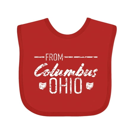 Inktastic From Columbus Ohio in White Distressed Text Gift Baby Boy or Baby Girl Bib
Inktastic From Columbus Ohio in White Distressed Text Gift Baby Boy or Baby Girl Bib