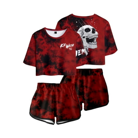 Kai Wachi 3D two piece sets Summer T-shirt plus pants beach Fashion Rapper Cool Hip Sets
Kai Wachi 3D two piece sets Summer T-shirt plus pants beach Fashion Rapper Cool Hip Sets
