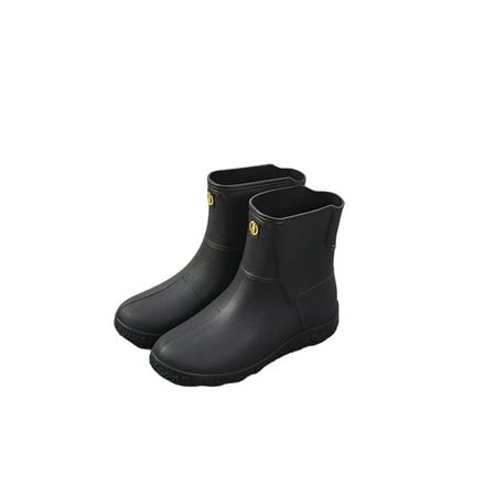 Oucaili Men s Rubber Boot Lightweight Rain Boots Wide Calf Garden Shoes Slip-On Slip Resistant Waterproof Mens Rainboot Black 8
Oucaili Men s Rubber Boot Lightweight Rain Boots Wide Calf Garden Shoes Slip-On Slip Resistant Waterproof Mens Rainboot Black 8