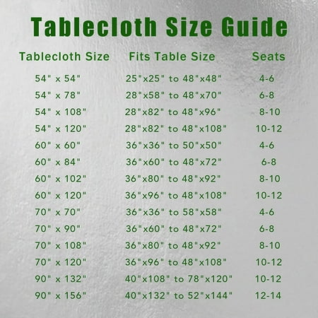 MWYY Rectangle Tablecloth - 60 x 84 Inch - Stain and Wrinkle Resistant Washable Polyester Table Cloth Decorative Fabric Table Cover for Dining Table Buffet Parties and Camping White
MWYY Rectangle Tablecloth - 60 x 84 Inch - Stain and Wrinkle Resistant Washable Polyester Table Cloth Decorative Fabric Table Cover for Dining Table Buffet Parties and Camping White