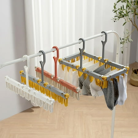 Bcloud Multi-functional Clothes Holder Foldable Plastic Socks Underwear Hanging Rack for Balcony
Bcloud Multi-functional Clothes Holder Foldable Plastic Socks Underwear Hanging Rack for Balcony