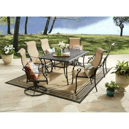 Better Homes and Gardens Southgate Drive 7-Piece Aluminum Sling Dining Set