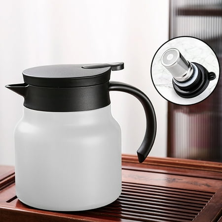 Thermal Insulation Teapot Coffee Thermos Jug with Tea Filter 304 Stainless Steel Rustproof for Coffee Tea Milk Beverage
Thermal Insulation Teapot Coffee Thermos Jug with Tea Filter 304 Stainless Steel Rustproof for Coffee Tea Milk Beverage