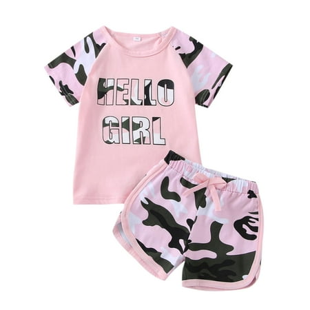 FOCUTEBB Baby Girl Clothes 18-24 Months Toddler Summer Outfits Cute Baby Short Sleeve T-shirt Pants Sport Tracksuit Light Pink Camo Girl 90cm
FOCUTEBB Baby Girl Clothes 18-24 Months Toddler Summer Outfits Cute Baby Short Sleeve T-shirt Pants Sport Tracksuit Light Pink Camo Girl 90cm