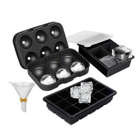dosili Ice Cube Tray Silicone Ice Cube Tray Molds For Freezer With Lid Large Square 3 Pack Silicone Ice Ball Maker For Whiskey
dosili Ice Cube Tray Silicone Ice Cube Tray Molds For Freezer With Lid Large Square 3 Pack Silicone Ice Ball Maker For Whiskey