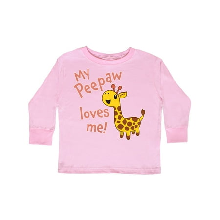 Inktastic My Peepaw Loves me- cute giraffe Gift Toddler Boy or Toddler Girl Long Sleeve T-Shirt
Inktastic My Peepaw Loves me- cute giraffe Gift Toddler Boy or Toddler Girl Long Sleeve T-Shirt