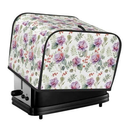 KLL Orchids Flowers Print 4 Slice Toaster Dust Covers Kitchen Small Appliance Cover with 2 Pockets Can hold Jam Spreader Knife & Toaster Tongs (12.4 x 10.6 x 8.2)
KLL Orchids Flowers Print 4 Slice Toaster Dust Covers Kitchen Small Appliance Cover with 2 Pockets Can hold Jam Spreader Knife & Toaster Tongs (12.4 x 10.6 x 8.2)
