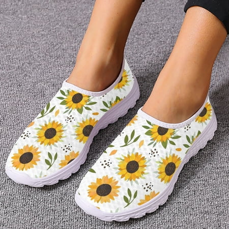Fashion Sunflower Butterfly Loafers Summer Lightweight Breathable Outdoor Walking Shoes Casual Sneakers Zapatos
Fashion Sunflower Butterfly Loafers Summer Lightweight Breathable Outdoor Walking Shoes Casual Sneakers Zapatos