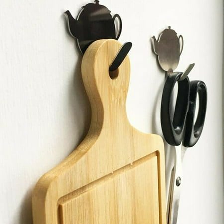 HYDa 2Pcs Creative Teapot Shape Adhesive Wall Hook Clothes Coat Hanger Home Decor
HYDa 2Pcs Creative Teapot Shape Adhesive Wall Hook Clothes Coat Hanger Home Decor