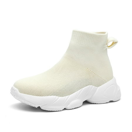 Boys And Girls Casual Knitted High Top Sneakers Solid Slip-on Comfortable Non-slip Shoes For Outdoor
Boys And Girls Casual Knitted High Top Sneakers Solid Slip-on Comfortable Non-slip Shoes For Outdoor
