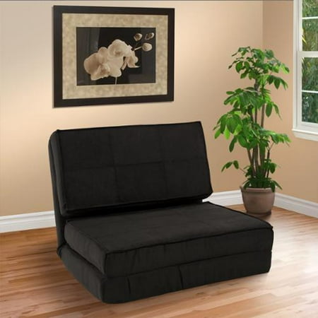 handy living milan microfiber sofa in sky blue