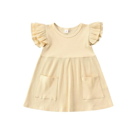 Canrulo Toddler Baby Girls Mini Dress Short Sleeve Lovely Princess Skirt Summer Outfits Multi-color 18-24 Months
Canrulo Toddler Baby Girls Mini Dress Short Sleeve Lovely Princess Skirt Summer Outfits Multi-color 18-24 Months