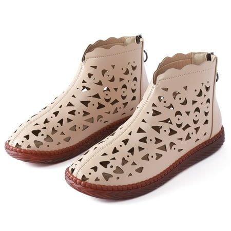 ERTUTUYI Leisure Women s Summer Hollow Out Non Slip Flat Round Toe Breathable Zipper Lazy Leather Shoes Sandals Khaki 41
ERTUTUYI Leisure Women s Summer Hollow Out Non Slip Flat Round Toe Breathable Zipper Lazy Leather Shoes Sandals Khaki 41