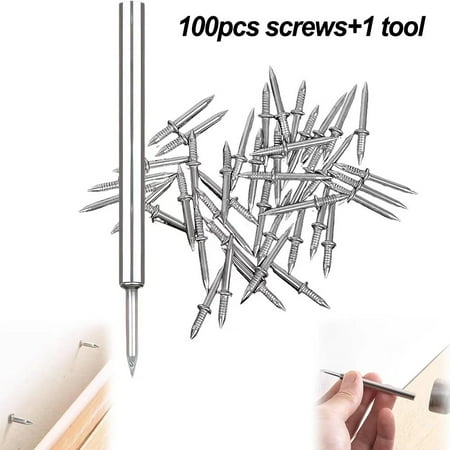 Double-Head Skirting Thread Seamless Nail Double-Headed Nails Without Marks Nail
Double-Head Skirting Thread Seamless Nail Double-Headed Nails Without Marks Nail