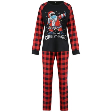 Canrulo Family Christmas PJs Matching Sets Christmas Pajamas for Family Holiday Plaid Pants Mum and Dad Sleepwear Loungewear Red Black Mom S
Canrulo Family Christmas PJs Matching Sets Christmas Pajamas for Family Holiday Plaid Pants Mum and Dad Sleepwear Loungewear Red Black Mom S