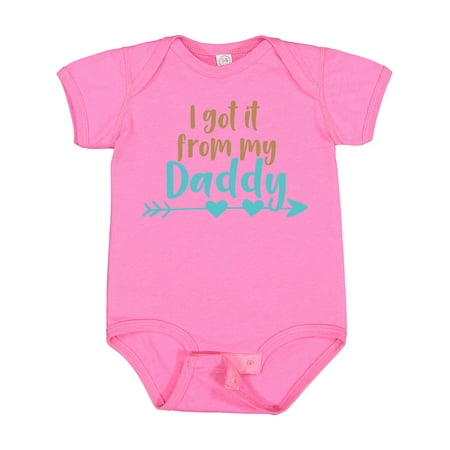 Inktastic I Got It from My Daddy Dad Father Arrow Hearts Gift Baby Boy or Baby Girl Bodysuit
Inktastic I Got It from My Daddy Dad Father Arrow Hearts Gift Baby Boy or Baby Girl Bodysuit