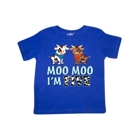 Inktastic Moo Moo I m 5 with Cute Holstein Cows Gift Toddler Boy or Toddler Girl T-Shirt
Inktastic Moo Moo I m 5 with Cute Holstein Cows Gift Toddler Boy or Toddler Girl T-Shirt