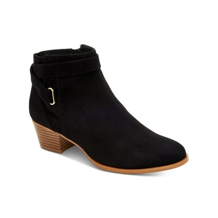 GIANI BERNINI Womens Black Ankle Straps Cushioned Buckle Accent Oleesia Round Toe Block Heel Zip-Up Booties 9 W
GIANI BERNINI Womens Black Ankle Straps Cushioned Buckle Accent Oleesia Round Toe Block Heel Zip-Up Booties 9 W
