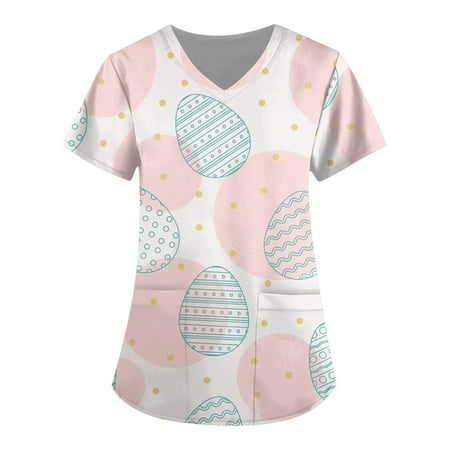 Fragarn Scrub Tops Women Print Print Nurse Uniforms for Women Short Sleeve V-Neck Shirts Tee Tops with Pockets(White L)
Fragarn Scrub Tops Women Print Print Nurse Uniforms for Women Short Sleeve V-Neck Shirts Tee Tops with Pockets(White L)