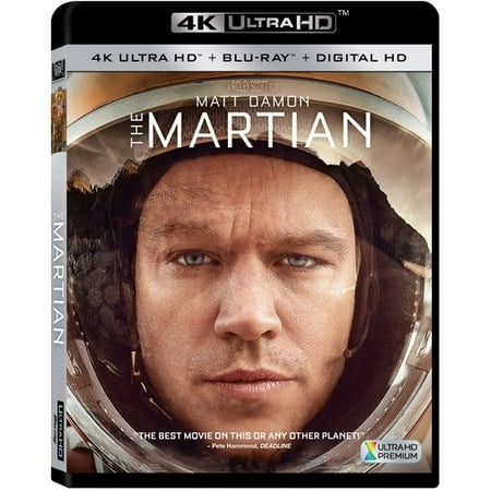 The Martian (4K UltraHD + Blu-ray + Digital HD) (With INSTAWATCH)