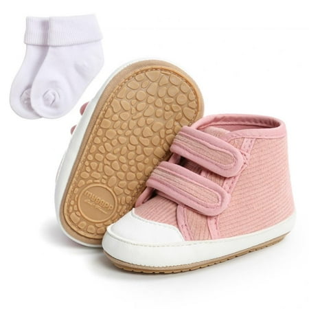 High Quality! 0-18M Baby Boys Girls High Tops Sneakers Soft Anti-Slip Sole Corduroy Upper Infant Newborn First Walking Shoes (Pink)
High Quality! 0-18M Baby Boys Girls High Tops Sneakers Soft Anti-Slip Sole Corduroy Upper Infant Newborn First Walking Shoes (Pink)