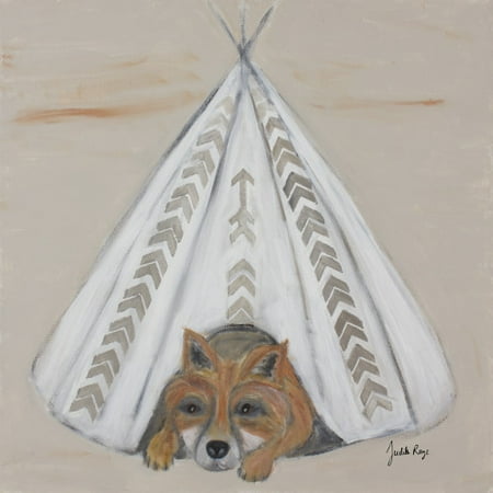 Judith Raye Paintings LLC Woodland Mr. Fox by Judith Raye Canvas Print