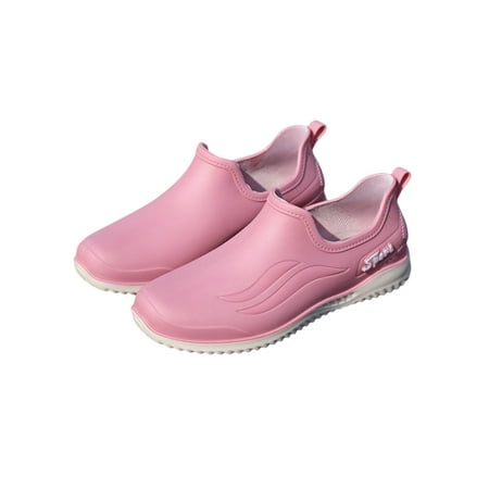 UKAP Women s Rain Boots Slip On Rainboot Low Top Work Shoes Slip- Resistant Kitchen Shoe Womens Waterproof Anti-skid Pink 5
UKAP Women s Rain Boots Slip On Rainboot Low Top Work Shoes Slip- Resistant Kitchen Shoe Womens Waterproof Anti-skid Pink 5