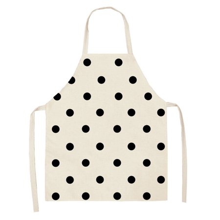 Black and White Print Minimalist Style Apron Kitchen Oil-proof Linen Apron Cleaning Appliances Sleeveless Halter Apron Delantal
Black and White Print Minimalist Style Apron Kitchen Oil-proof Linen Apron Cleaning Appliances Sleeveless Halter Apron Delantal