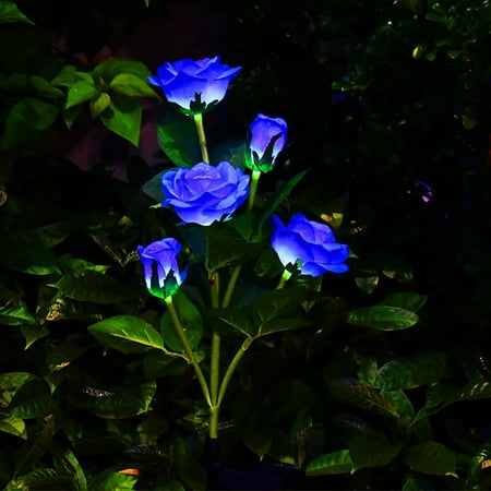 Seyurigaoka Solar-Powered Light Rose Flower Field Cutting Park Home Lamp