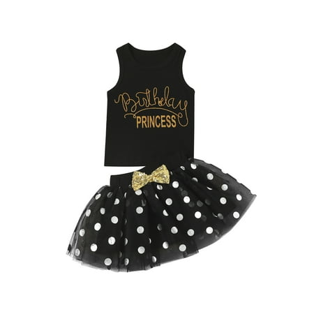 JBEELATE Toddler Little Girls Fancy Sequin Polka Dots Birthday Outfit Racer-Back Shirt Tutu Skirt Set
JBEELATE Toddler Little Girls Fancy Sequin Polka Dots Birthday Outfit Racer-Back Shirt Tutu Skirt Set