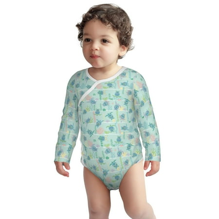 Haiem Sea Turtle Printed Unisex-Baby Long Sleeve Onesies Bodysuits Unisex Babies Snap-Up Rompers-3 Months 
Haiem Sea Turtle Printed Unisex-Baby Long Sleeve Onesies Bodysuits Unisex Babies Snap-Up Rompers-3 Months
