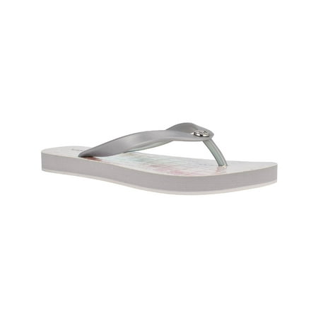 Nine West Womens Charlize 3 Snake Print Thong Flip-Flops