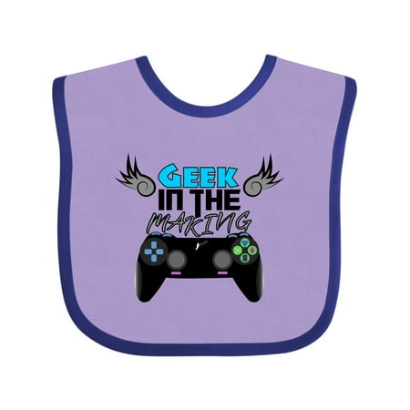 Inktastic Geek in the Making Black Video Game Controller Gift Baby Boy or Baby Girl Bib 
Inktastic Geek in the Making Black Video Game Controller Gift Baby Boy or Baby Girl Bib