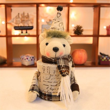 FAGINEY 1Pc Christmas Party Linen Candy Box Decoration for Home Kids Children Toys Gift, Christmas Candy Box Gift,Candy Box
