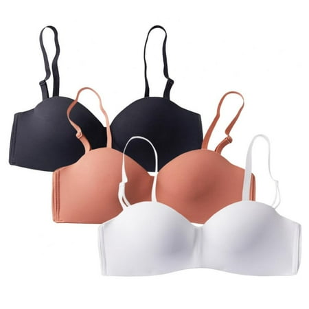 Female Summer Thin Bra Dress Wild Bra Women Bralette 1/2 Cup Bra Back Closure Bra Adjustable Strap Bra Strapless Bra Wire Free Bra Thin Mold Cup Bra Two Wear Bra 3pcs
Female Summer Thin Bra Dress Wild Bra Women Bralette 1/2 Cup Bra Back Closure Bra Adjustable Strap Bra Strapless Bra Wire Free Bra Thin Mold Cup Bra Two Wear Bra 3pcs