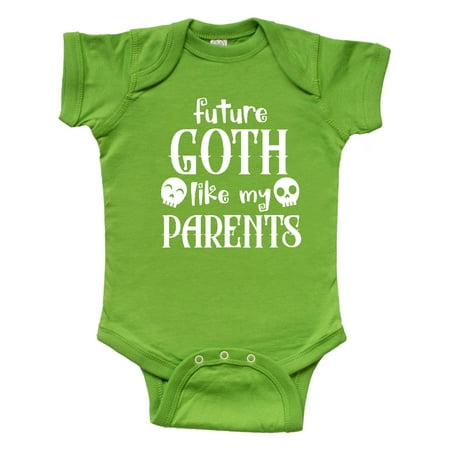 Inktastic Future Goth Like my Parents with Skulls Gift Baby Boy or Baby Girl Bodysuit
Inktastic Future Goth Like my Parents with Skulls Gift Baby Boy or Baby Girl Bodysuit