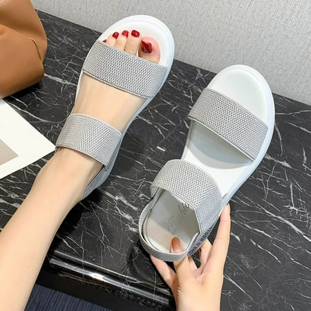 FZM Women shoes Ladies Shoes Summer Roman Shoes Beach Sandals Flat Elastic Band Mesh Sandals
FZM Women shoes Ladies Shoes Summer Roman Shoes Beach Sandals Flat Elastic Band Mesh Sandals