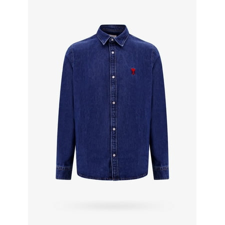 AMI PARIS SHIRT MAN Blue SHIRTS