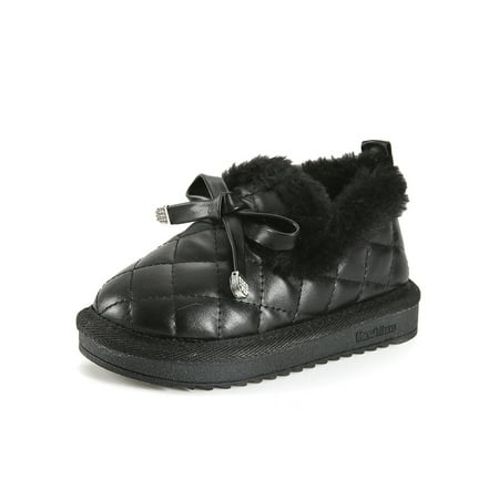 Rotosw Child Loafers Faux Fur Moccasin Slippers Fuzzy Flats Casual Fluffy Winter Warm Shoes Walking Cozy Black 12C
Rotosw Child Loafers Faux Fur Moccasin Slippers Fuzzy Flats Casual Fluffy Winter Warm Shoes Walking Cozy Black 12C